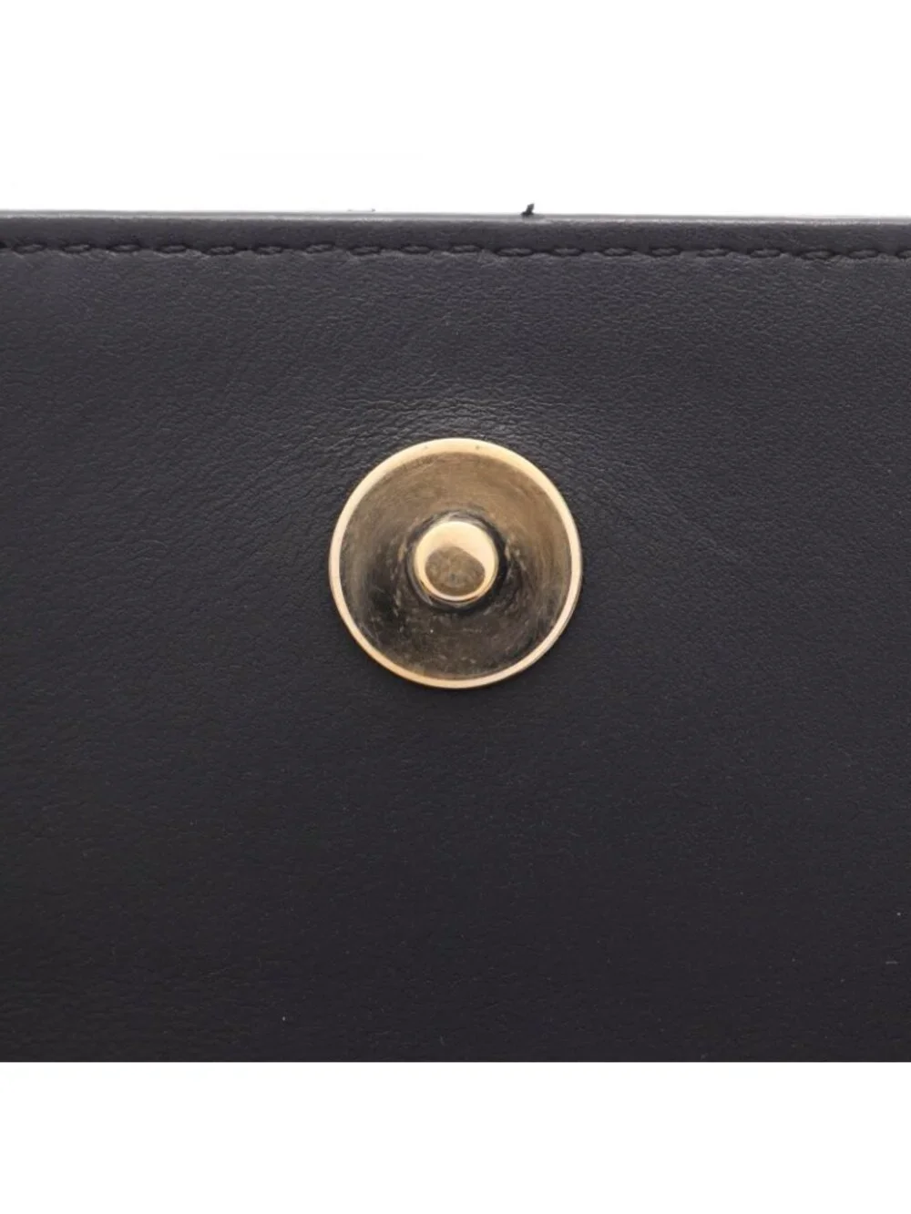 Chanel Shoulder Bag CC Logo Full Flap Black Lambskin CC Small Chain